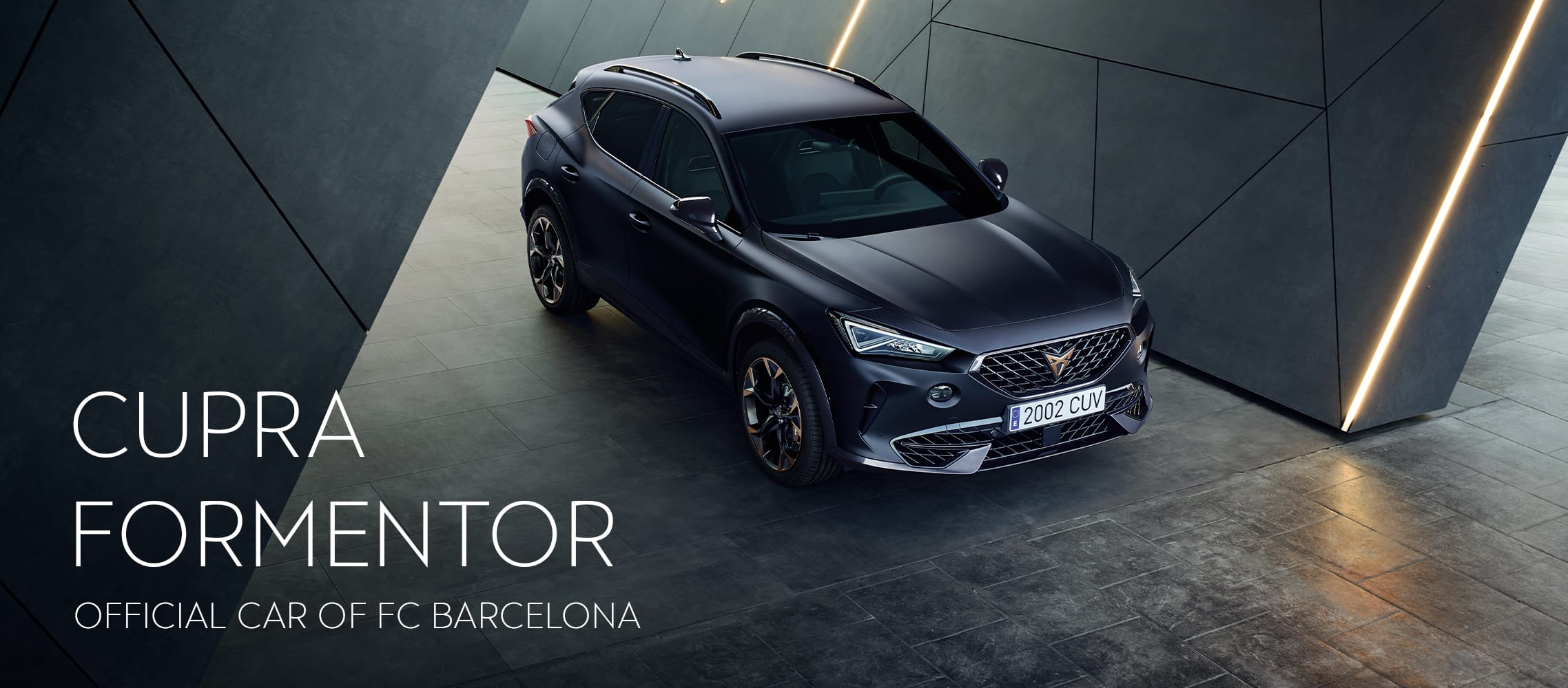 CUPRA Formentor official car of FC Barcelona